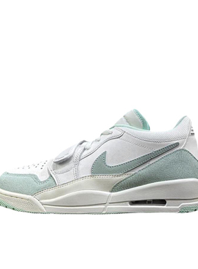 Jordan Legacy 312 皮革 Low 舒适百低帮 女款 白绿色FQ7827-103