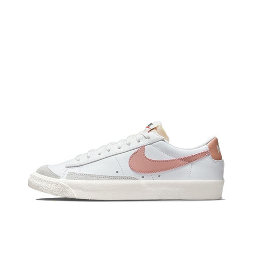 Nike Blazer '77 合成革 防滑耐磨 板鞋 女款 白灰粉DC4769-109