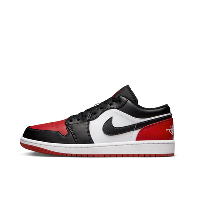 Jordan Air Jordan 1 Low低帮 篮球鞋 男款 黑红脚趾 553558-161