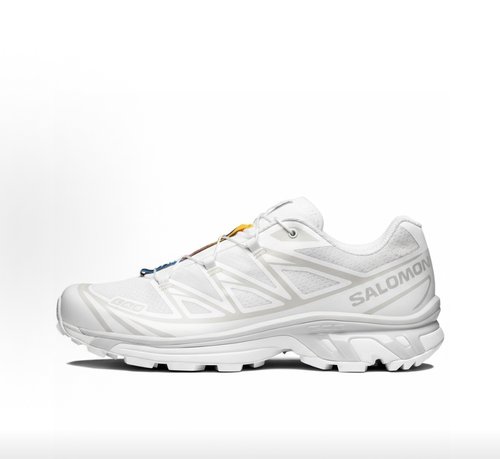 SALOMON萨洛蒙 XT-6 低帮 跑步鞋 男女同款 白色L41252900