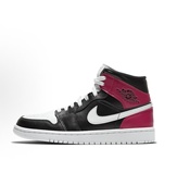 Air 酒红BQ6472 中帮 Jordan 女款 Mid皮革 篮球鞋 016