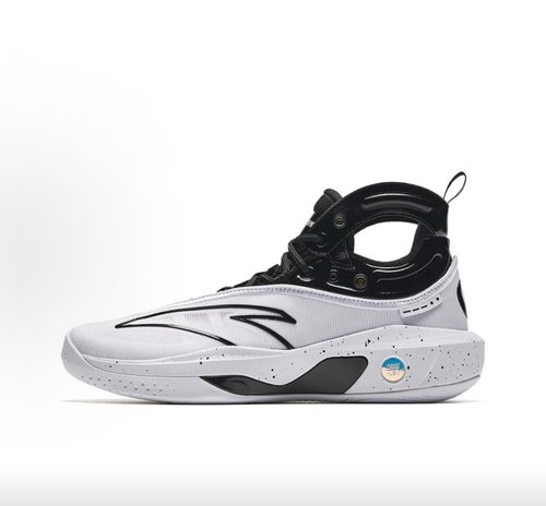 Anta安踏 KT8 汤普森8代 黑八 高帮 篮球鞋 男款 黑白112331101-1