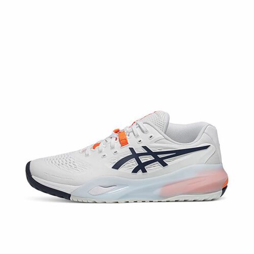 ASICS Gel-Resolution X 舒适防滑 网球鞋 男款 白蓝1041A481-110