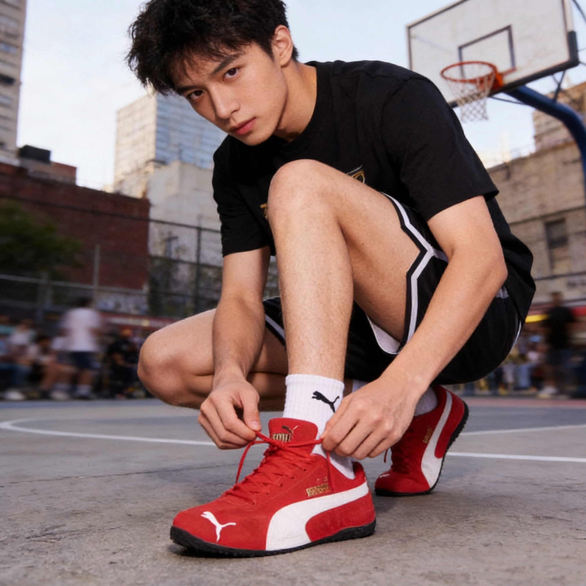 彪马男女鞋PUMA Speedcat OG黑红低帮运动休闲鞋赛车鞋398846-02,运动鞋new,板鞋,淘宝优惠券,粉丝福利购,淘宝优惠卷