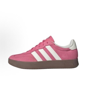 adidas BARREDA 休闲系列 耐磨 低帮 板鞋 男女同款 粉色JQ4237
