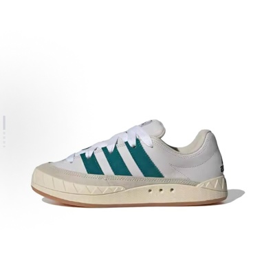 adidas ADIMATIC  防滑耐磨 低帮 板鞋 男女同款 白蓝棕色ID3935