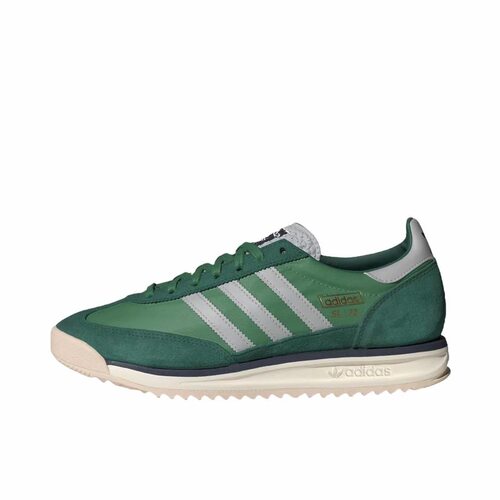 adidas originals 尼龙绒面革 防滑 低帮 男女同款 绿色IH8016