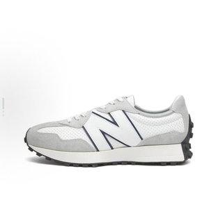 New Balance NB 327 低帮 跑步鞋 男女同款 白灰MS327NH