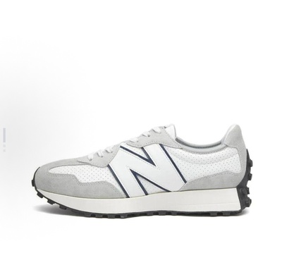 New Balance NB 327 低帮 跑步鞋 男女同款 白灰MS327NH