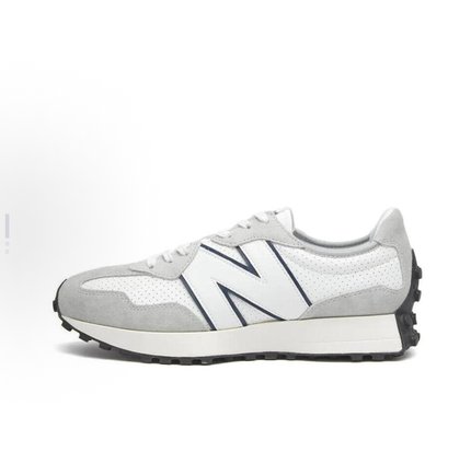 New Balance NB 327 低帮 跑步鞋 男女同款 白灰MS327NH