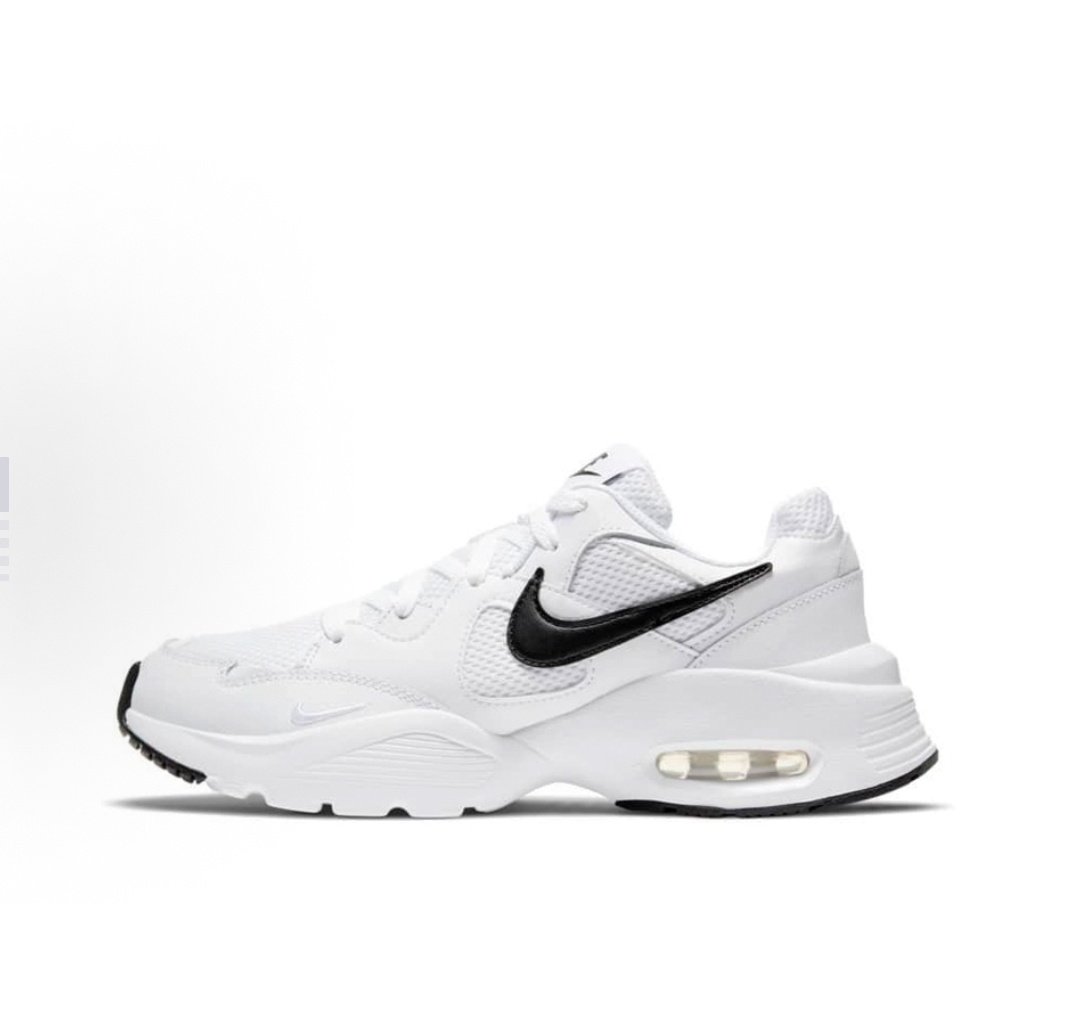 Nike Air Max Fusion 双层 气垫 休闲跑步鞋 女款 白色CJ1671-100