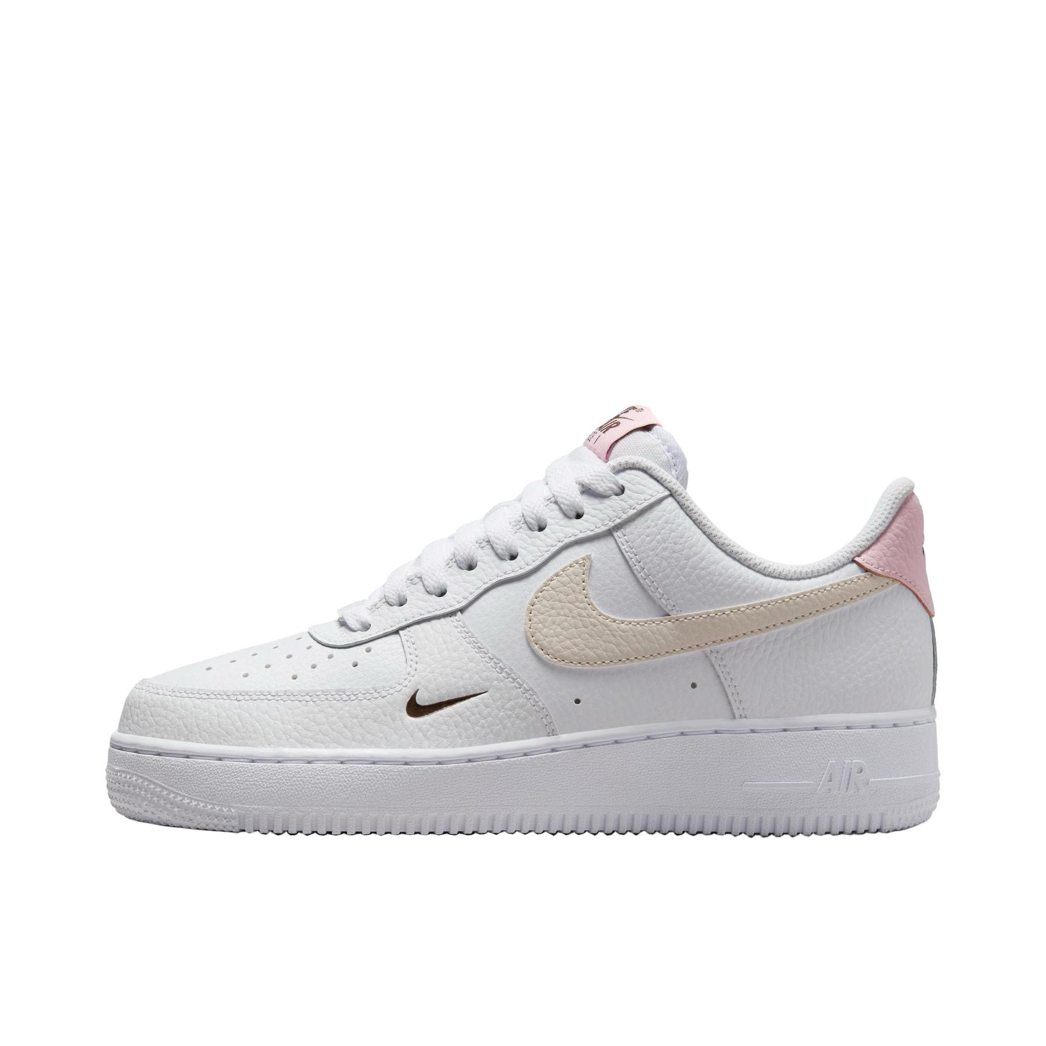 Nike Air Force 1 low 低帮 板鞋 女款 白粉色 HF9992-100,运动鞋new,运动休闲鞋,淘宝优惠券,粉丝福利购,淘宝优惠卷