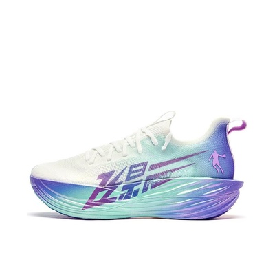 乔丹 飞影PLAID 1.5 极光 全掌碳板减震BM23240290乔丹白/紫蓝色