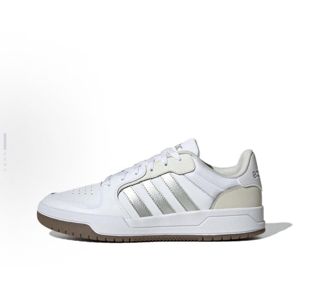 adidas ENTRAP 舒适百搭 低帮 生活休闲鞋 男女同款 白银色JP9959