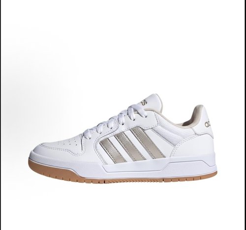 adidas ENTRAP  防滑耐磨 低帮 板鞋 男女同款 白银色JP9960