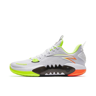 Anta安踏 狂潮5 Team 突变 低帮 篮球鞋 男款 白绿112331611-7