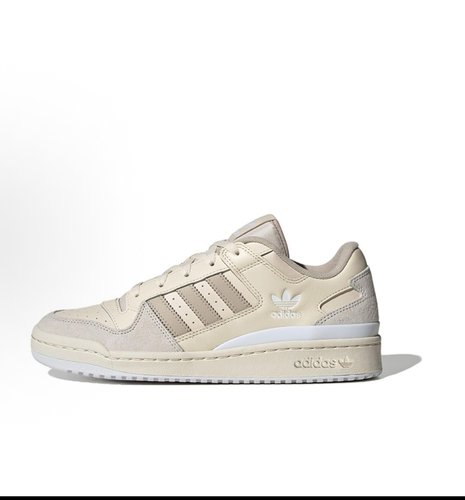 adidas originals FORUM LOW Cl 低帮 板鞋 男女同款 米色ID7995
