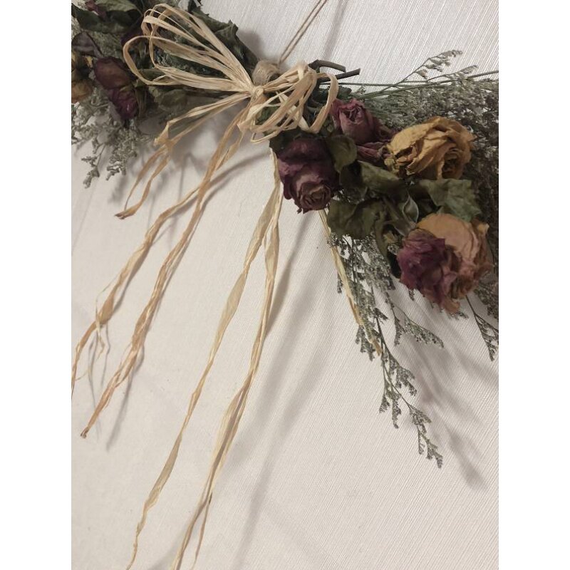 .rural style Countryside Dry flower Dry Rose Wall decoration Lintel Do the old Retro Feeling Dried flowers metope decoratein the Home accessories , Mural  category - from Buy2taobao.com to provide professional Taobao agent buy service
