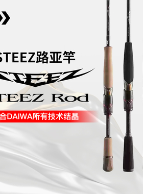DAIWA达亿瓦21款STEEZ路亚竿四弟子史帝兹鲈鱼虫竿进口两节竞技竿