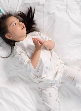 Lovetodream婴儿童防惊跳睡袋薄款连体分腿睡袋宝宝四季睡衣爬服