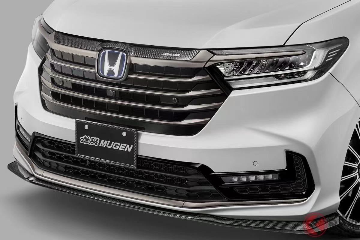 适用于22款本田奥德赛日规款MUGEN无限碳纤维塑料前唇22至25车用