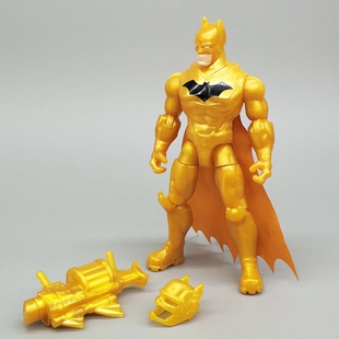 3.75寸蝙蝠侠手办黄金重甲双刀可动玩具模型人偶正义联盟漫画小丑