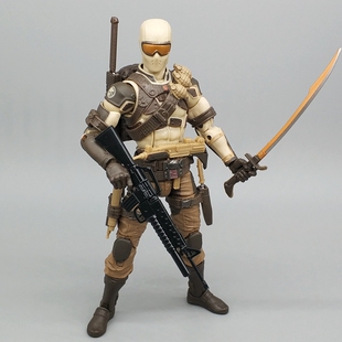 6寸沙漠蛇眼特种部队手办白幽灵指挥官可动人偶模型玩具摆件GIJoe
