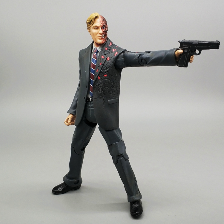 7寸蝙蝠侠猫女手办双面人小丑可动人偶蝙蝠侠罗宾玩具摆件