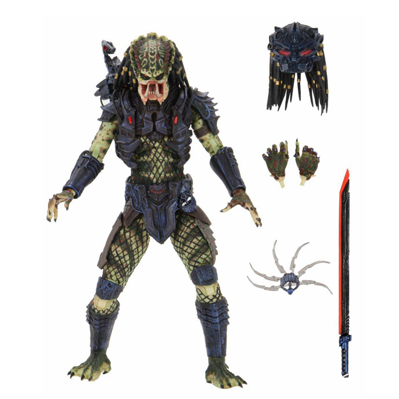 铁血战士手办重型装甲迷失刀疤面具凯尔特模型玩具7寸可动人偶AVP