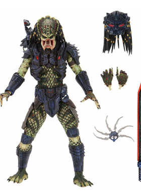 铁血战士手办重型装甲迷失刀疤面具凯尔特模型玩具7寸可动人偶AVP