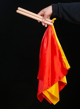 舞蹈节奏七彩棒大鼓锤实木打鼓棒榉木儿童排鼓槐木红绸多彩色鼓槌