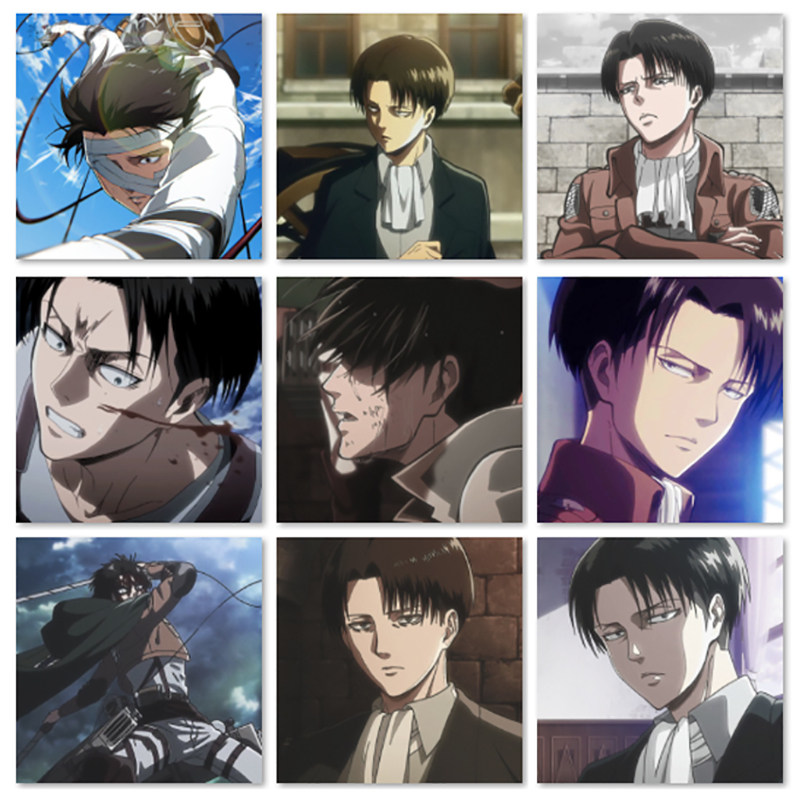 进击的巨人兵长利威尔阿克曼人物头像 diy数字油画填色手绘装饰画