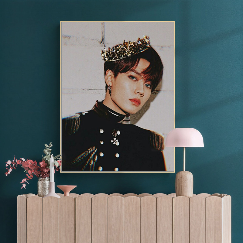 DIY品都林明星手绘卧室装饰画