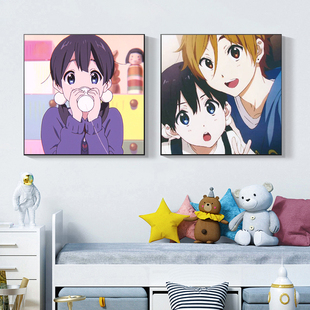 玉子爱情故事玉子市场北白川玉子大路饼藏diy数字油画填色装饰画