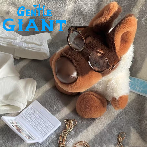 GGIANT杜宾瞌睡小狗钥匙扣包挂