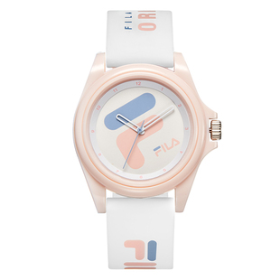 025 6113 FILA斐乐手表 男女情侣石英表表学生硅胶运动腕表