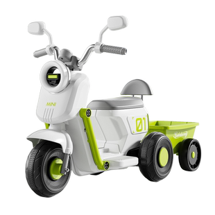 儿童电动摩托车三轮车男孩女宝宝玩具车小孩可坐人电瓶车遥控童车