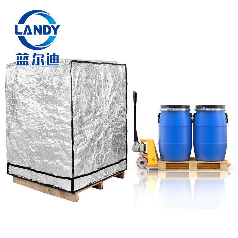 海运木箱保温隔热罩仓储托盘运输防水防冻保温盖布机械设备防潮袋