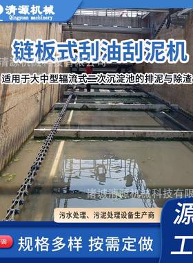 非金属链板式刮油刮泥机链板式刮泥机刮油刮渣机厂家供应