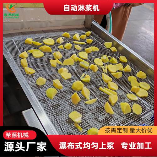 肉排肉制品浓浆机鸡柳上浆流水线设备小酥肉大批量上浆机
