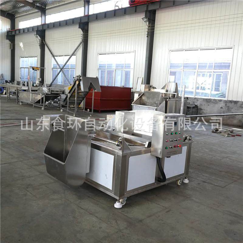 鸡蛋干炸蛋油炸锅 全自动豆干油炸机 翻筐出料豆制品油炸机,清洗/食品/商业设备,休闲食品加工设备,淘宝优惠券,粉丝福利购,淘宝优惠卷