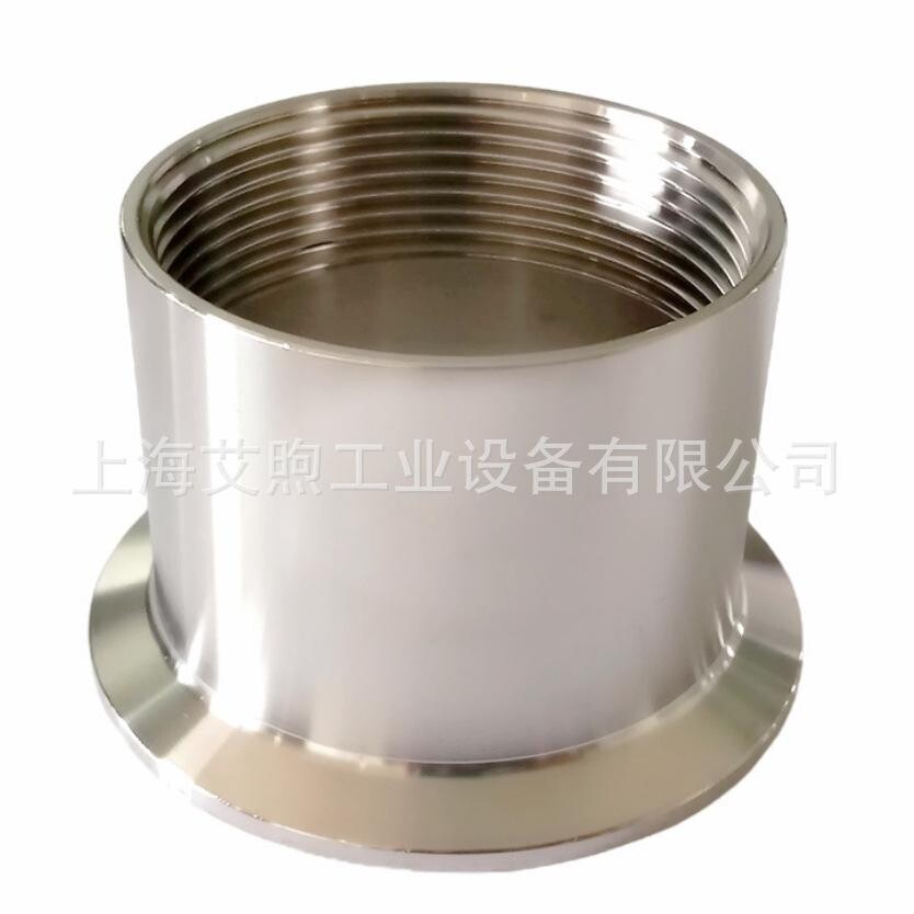 304/316不锈钢卫生级快装内螺纹接头卡箍式卡盘接头内牙内丝快接