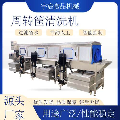 鸡蛋托盘周转筐清洗机商用胶筐清洗机高压喷淋去油污洗筐机