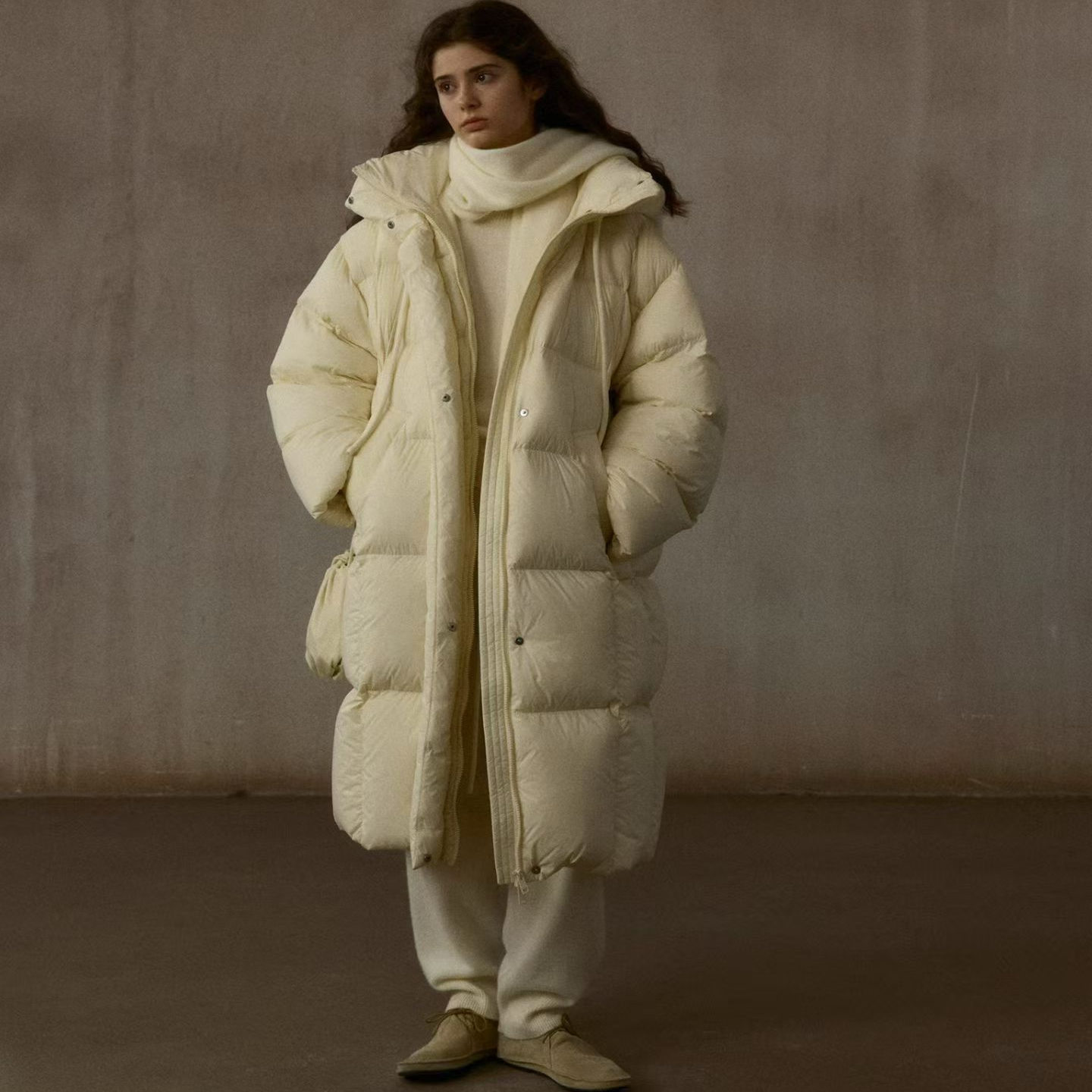 HELLOSEPTEMBER长款羽绒服M9385