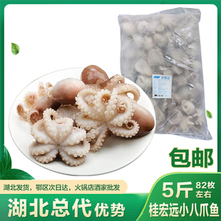 桂宏远小八爪鱼5斤带冰商用82枚左右海鲜小章鱼鲜活章鱼仔鱿鱼须