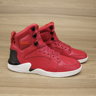 中帮板鞋 男款 头层牛皮运动鞋 篮球鞋 农 7.7 稳定护踝包裹感