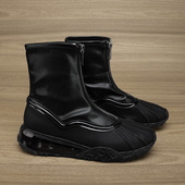 探五 防滑耐磨舒适欧美风 2.2D.K 美单黑色拉链短靴气垫减震运动鞋