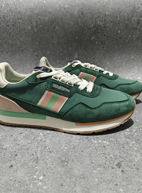 12.29 P.J 英单复古阿甘鞋男女休闲运动鞋绿白拼色轻便缓震跑鞋探