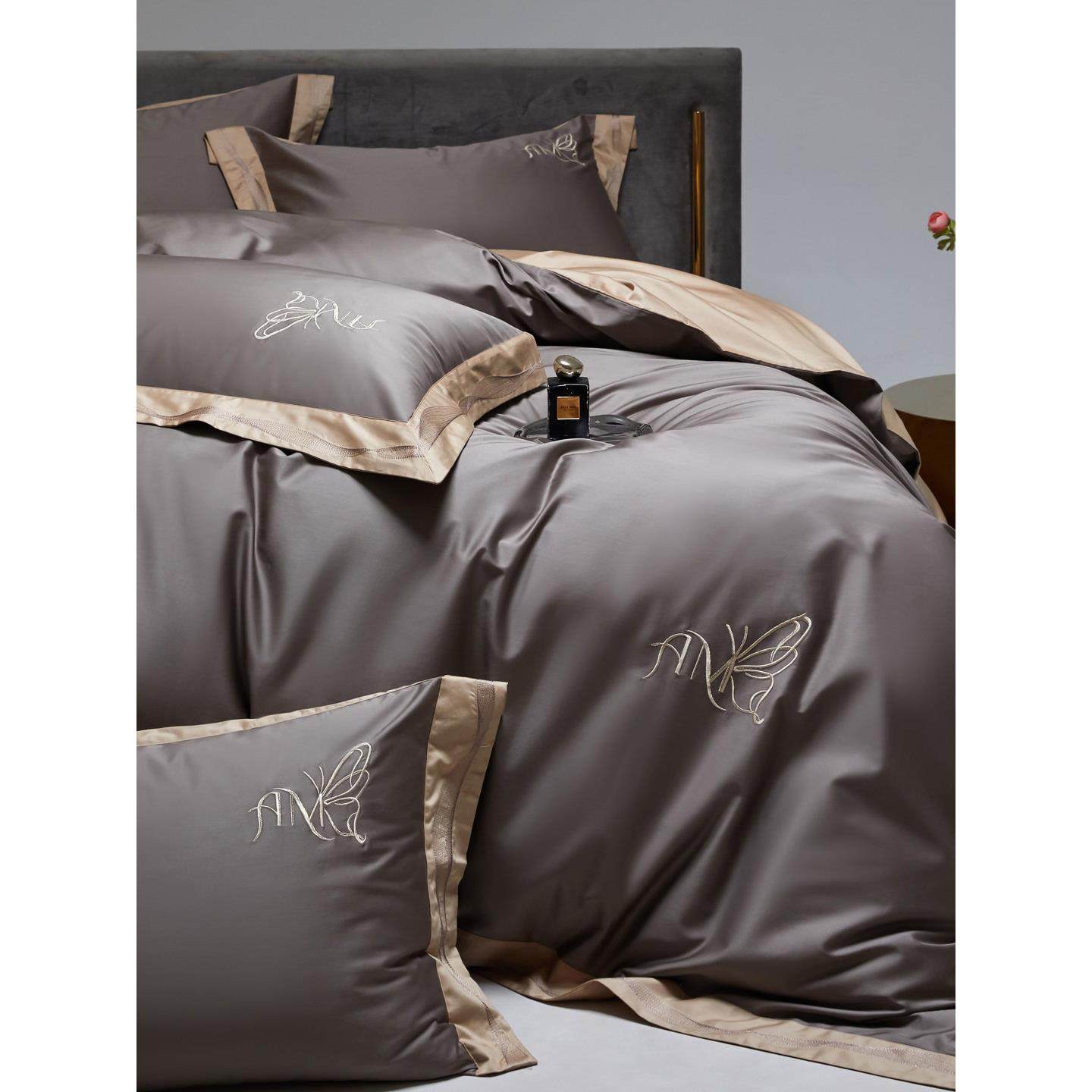 A类轻奢高级感贡缎长绒棉四件套全棉高支裸睡纯棉被套床单笠床品4,床上用品,学生床品套件,淘宝优惠券,粉丝福利购,淘宝优惠卷