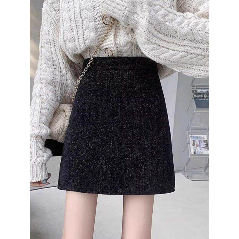 法式ROUJE NAIVE高端雪尼尔半身裙女小香风毛呢a字灯芯绒包臀短裙,女装/女士精品,大码半身裙,淘宝优惠券,粉丝福利购,淘宝优惠卷